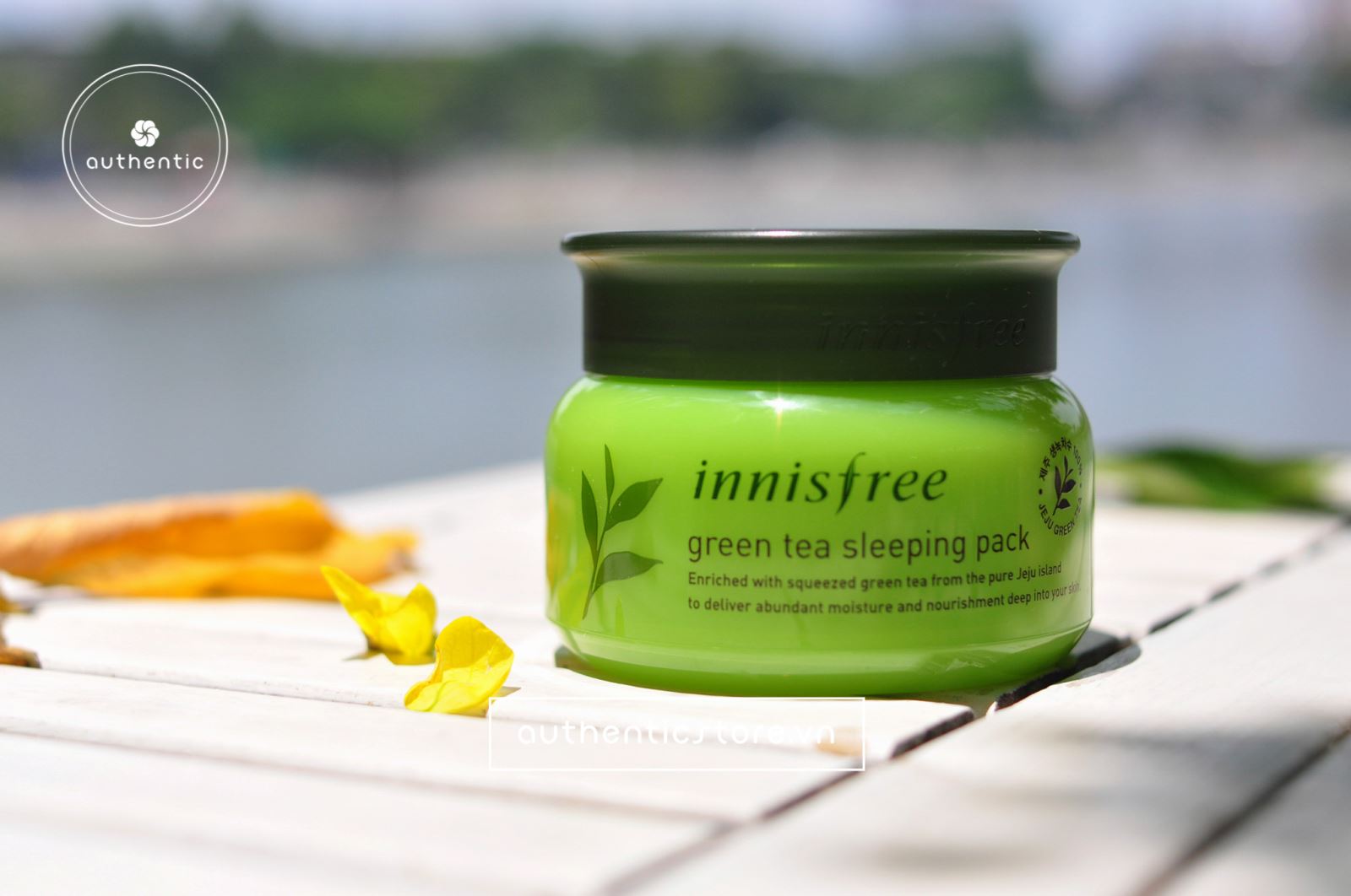 Bạn biết gì về dòng mặt nạ ngủ trà xanh innisfree
