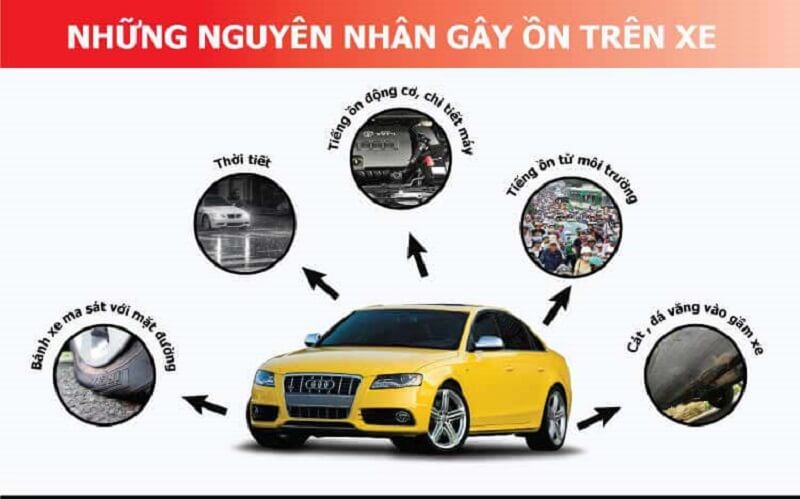 Cách chống ồn cho xe ô tô và những lưu ý quan trọng dành cho bạn