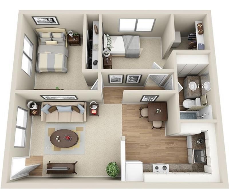 Cách chia phòng trong nhà vuông hợp phong thủy và đủ công năng