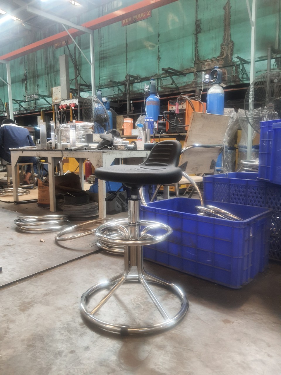 Ghế chair phòng thí nghiệm inox 304 funiture-mdk
