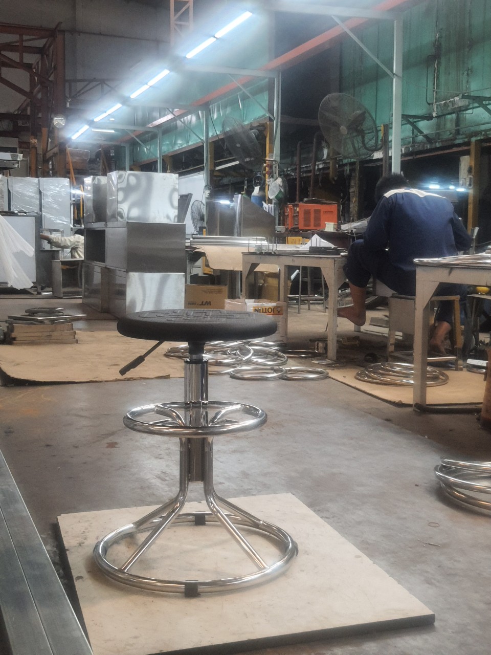Ghế chair phòng thí nghiệm inox 304 funiture-mdk