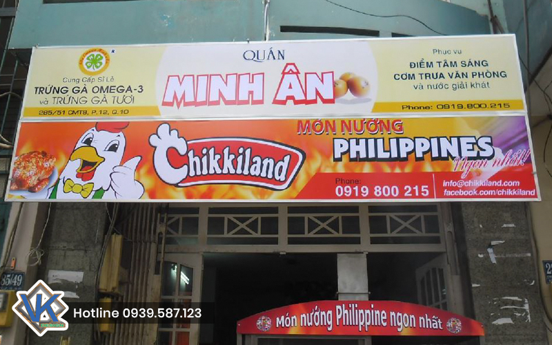 Thiết kế và thi công bảng hiệu quảng cáo Hiflex tại quận 11