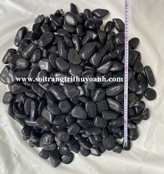 Sỏi đen bóng cung cấp cho công trình ở Q6, TP.HCM