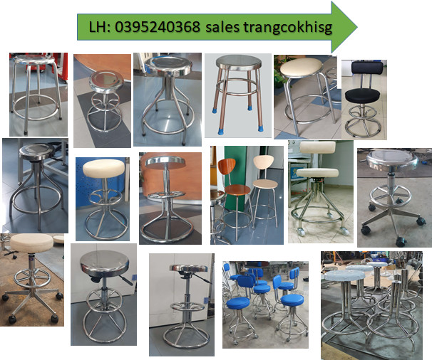 G-Ghế chair phòng thí nghiệm inox 304 funiture-mdk