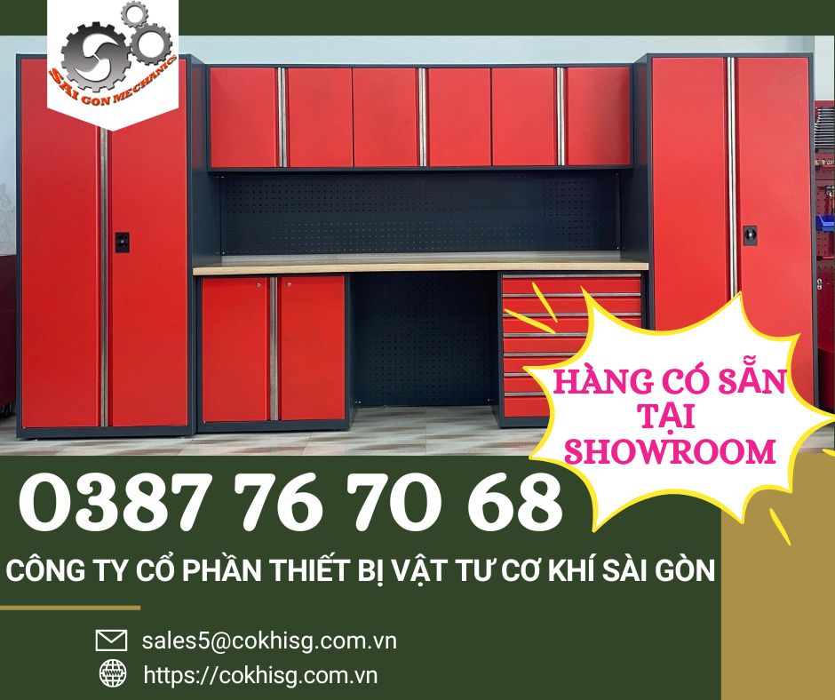 Tủ chứa dụng cụ đồ nghề garage 7 chi tiết