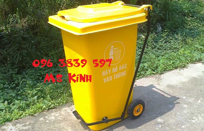 Th&ugraveng r&aacutec nhựa đạp ch&acircn 240 l&iacutet chất lượng giá sỉ - 096 3839 597