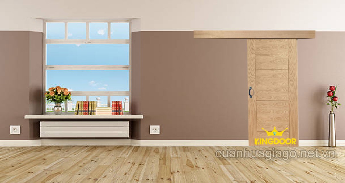  Giá cửa lùa gỗ công nghiệp Kingdoor, giá rẻ