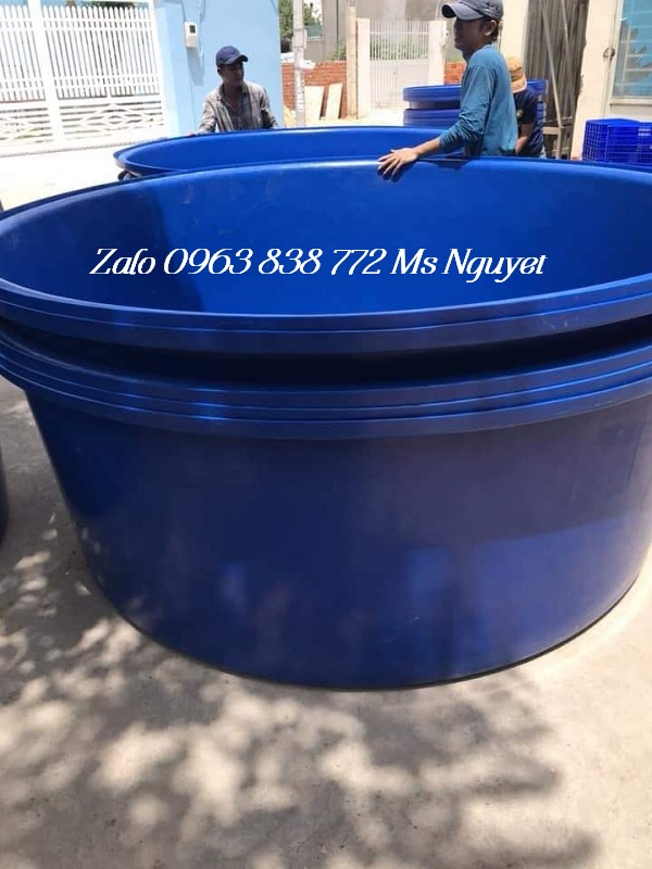 Thùng nhựa tròn trồng sen 3000l trồng cây nuôi cá