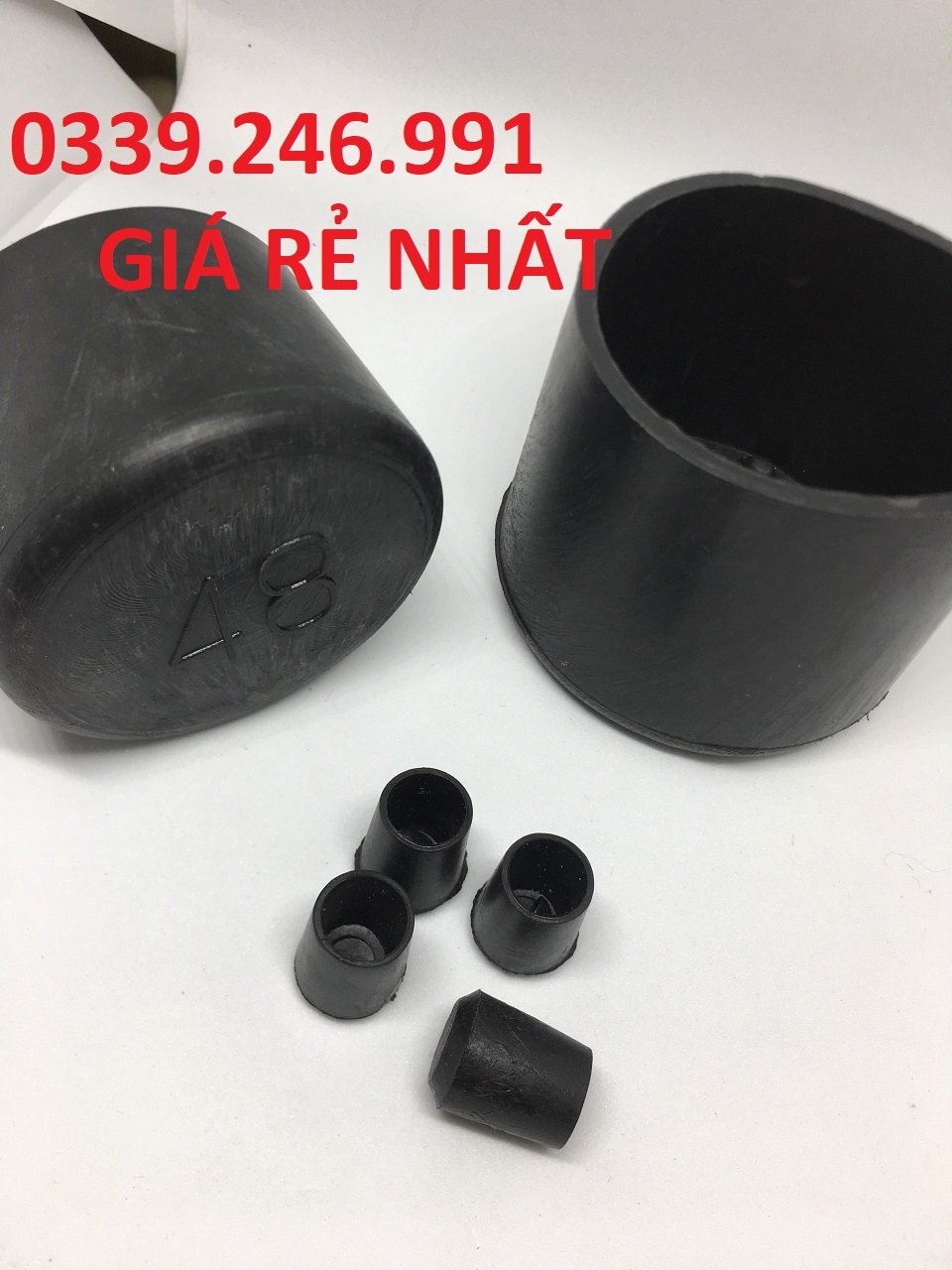  Nắp chụp sắt, bịt đầu sắt hộp , chụp nhựa giá rẻ