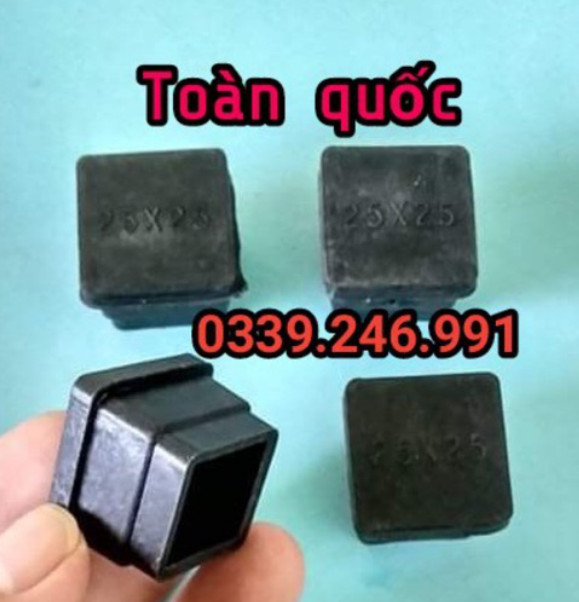  Nắp chụp sắt, bịt đầu sắt hộp , chụp nhựa giá rẻ