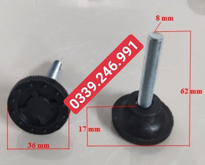 Ch&acircn vặn tăng đưa, ch&acircn tăng chỉnh  chiều cao