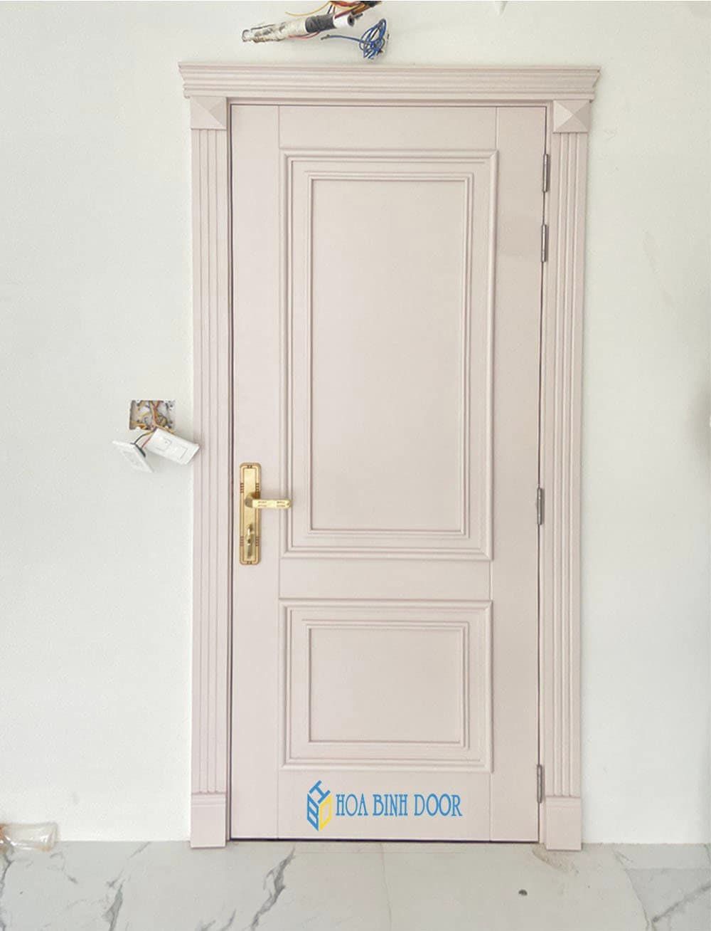 Cửa ph&ograveng ngủ đẹp giá rẻ tại T&acircy Ninh [ Hoabinhdoor]
