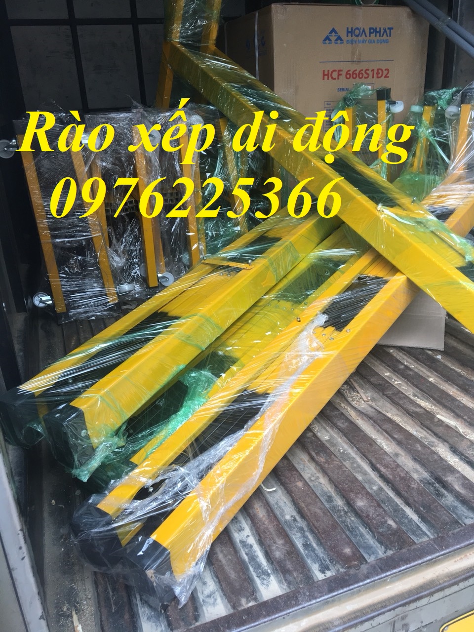 Hàng rào xếp di động kéo tay ,hàng rào xếp sắt chữ T