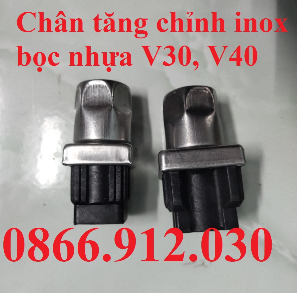 Chân tăng chỉnh inox, inox bọc nhựa giá rẻ