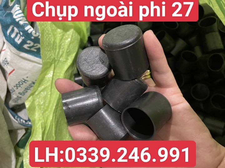 ung chup nhụa, chụp hàng rào sắt, bịt đầu sắt hộp