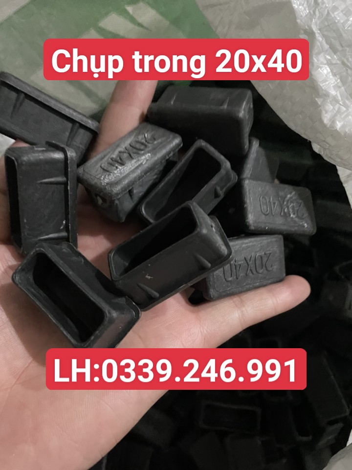 ung chup nhụa, chụp hàng rào sắt, bịt đầu sắt hộp