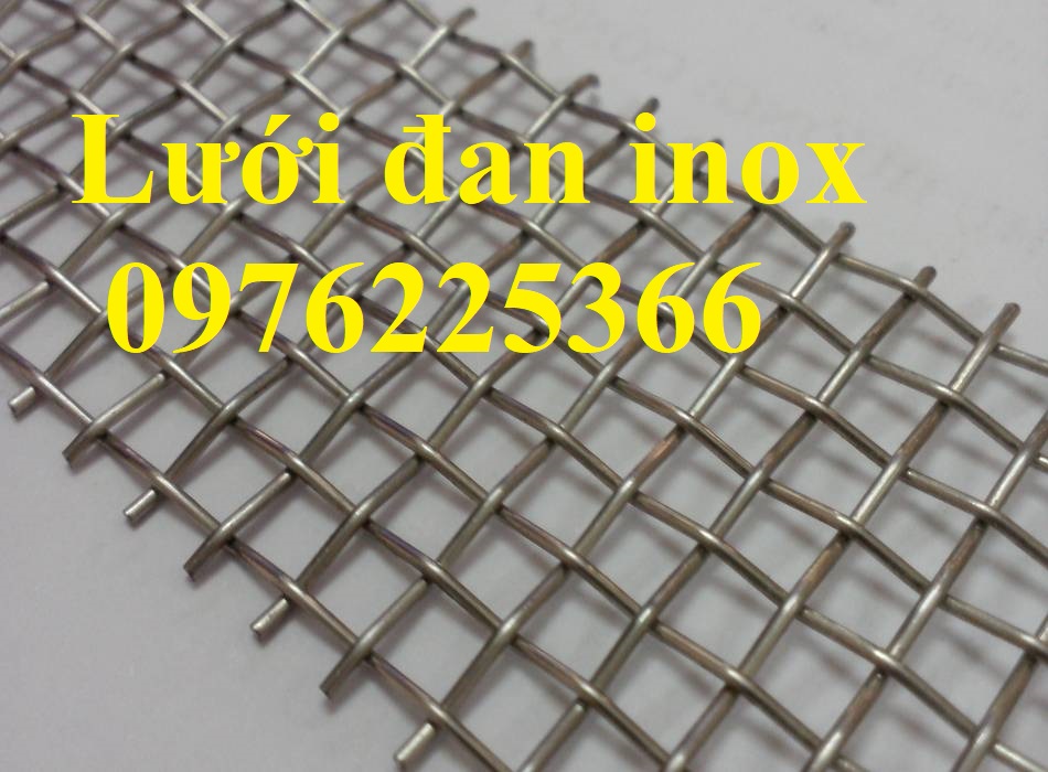 Lưới đan inox 304 ,lưới đan inox ô vuông 20x20