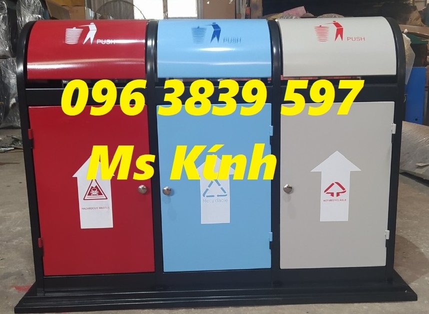 Th&ugraveng r&aacutec 3 ngăn sơn tĩnh điện ph&acircn loại r&aacutec - 096 3839 597