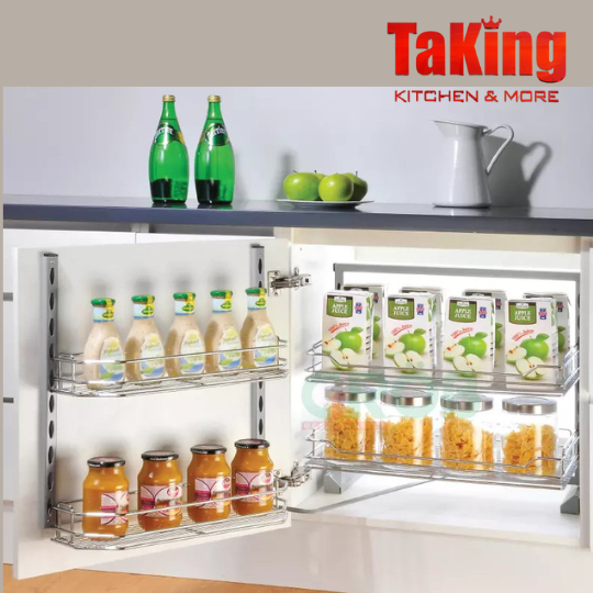 Tủ đựng đồ khô 2 tầng SUS304 tiện ích TaKing