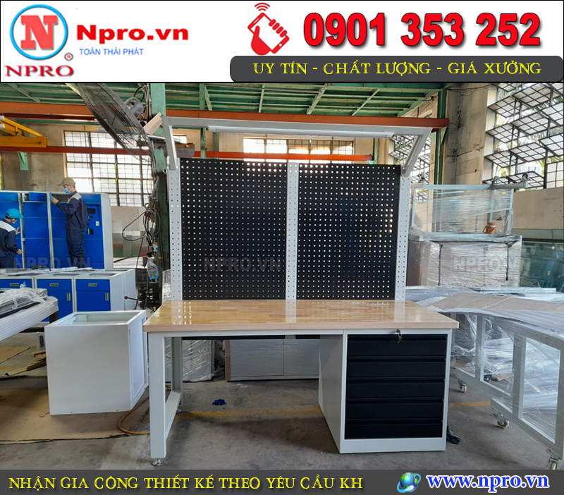 Bàn thao tác, bàn nguội, bàn cơ khí chất lượng - NPRO
