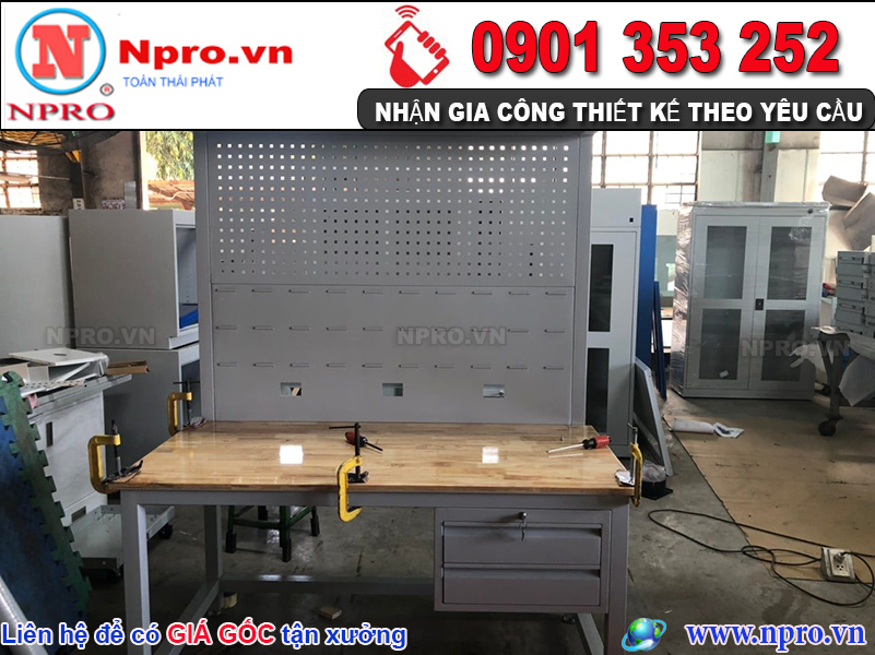 Bàn thao tác, bàn nguội, bàn cơ khí chất lượng - NPRO