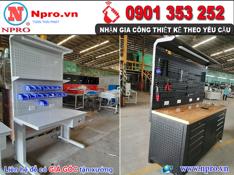 Bàn thao tác, bàn nguội, bàn cơ khí chất lượng - NPRO