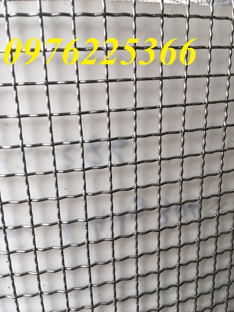 Lưới inox đan,lưới inox đan cán sóng ô 15x15