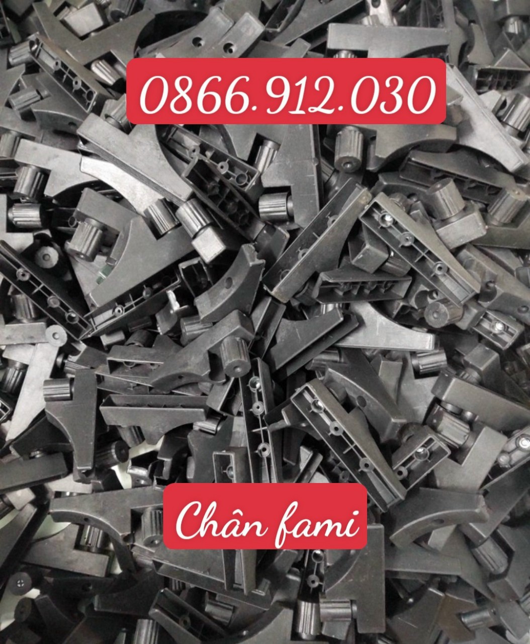 Đinh nhựa đóng trắng chân tủ, bàn, ghế giá sỉ