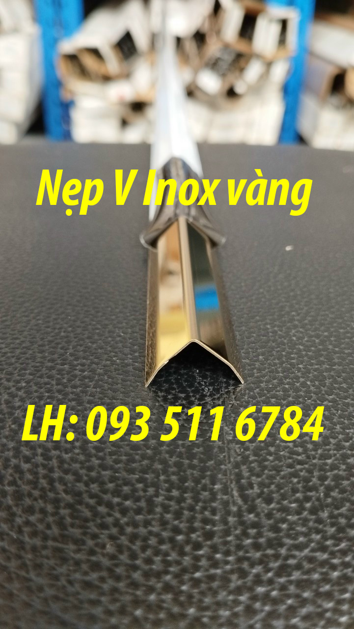 Nẹp trang trí V góc tường nẹp V inox nội thất