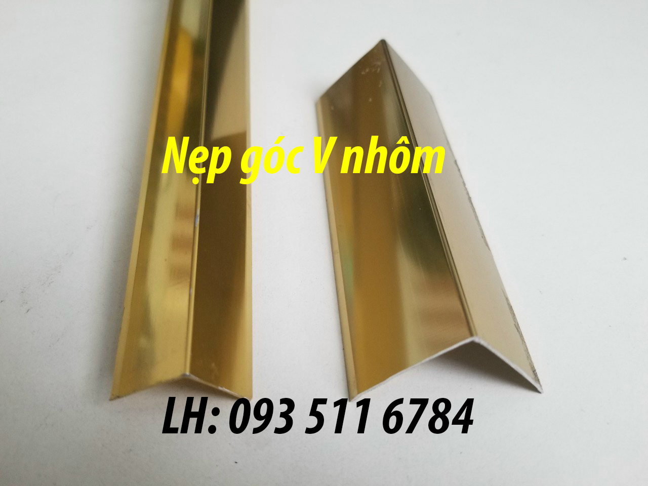 Nẹp trang trí V góc tường nẹp V inox nội thất