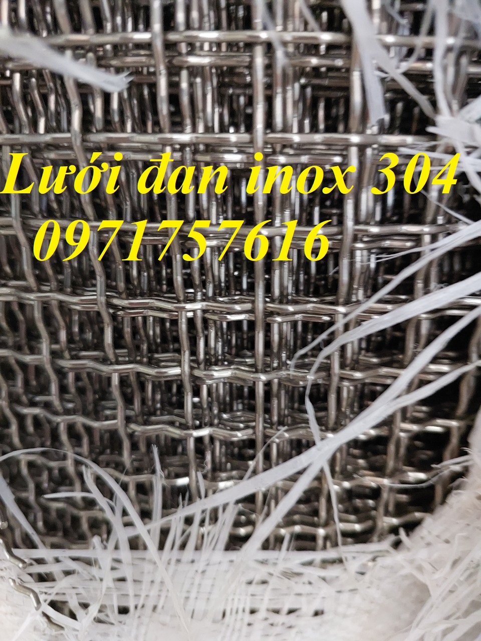 Lưới đan inox 304 ô vuông ,lưới đan inox khổ 1mx 30m