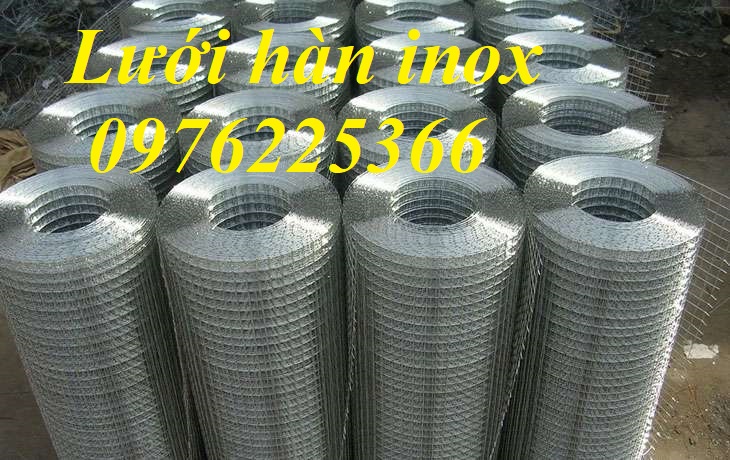 Lưới hàn inox 304 dây 0,5ly,1ly,2ly,3ly,4ly,5ly