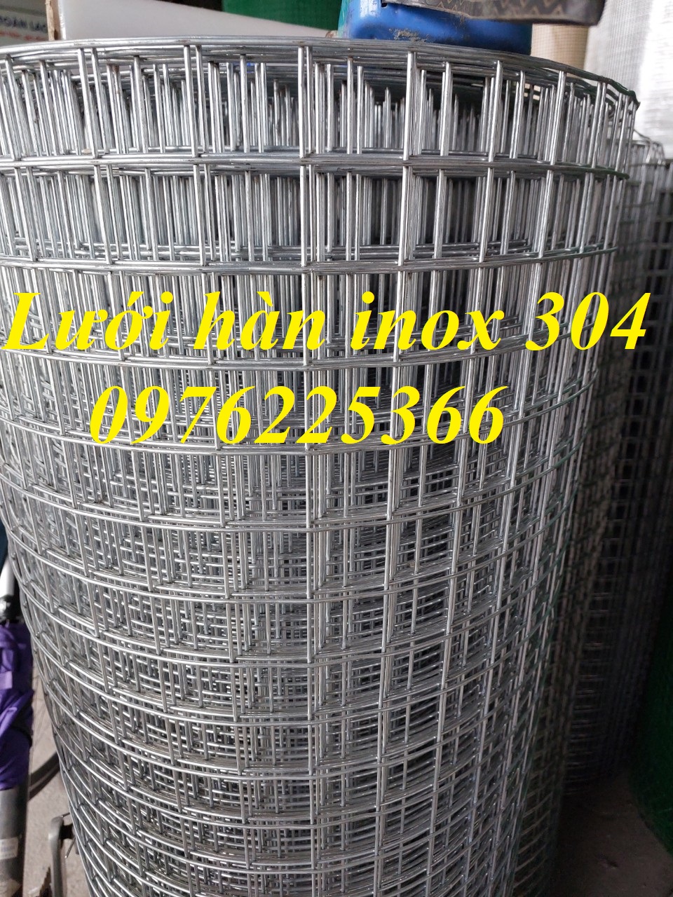 Lưới hàn inox 304 ô 20x20,25x25,30x30,35x35,50x50
