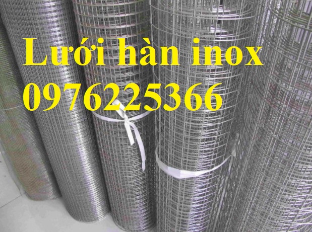 Lưới hàn inox 304 dây 0,5ly, 1ly, 2ly ,3ly, 4ly, 5ly