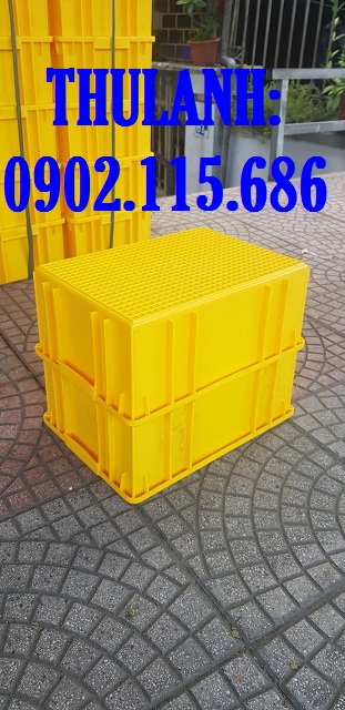 Thùng nhựa đặc H182, sóng nhựa bít, sóng nhựa công nghiệp