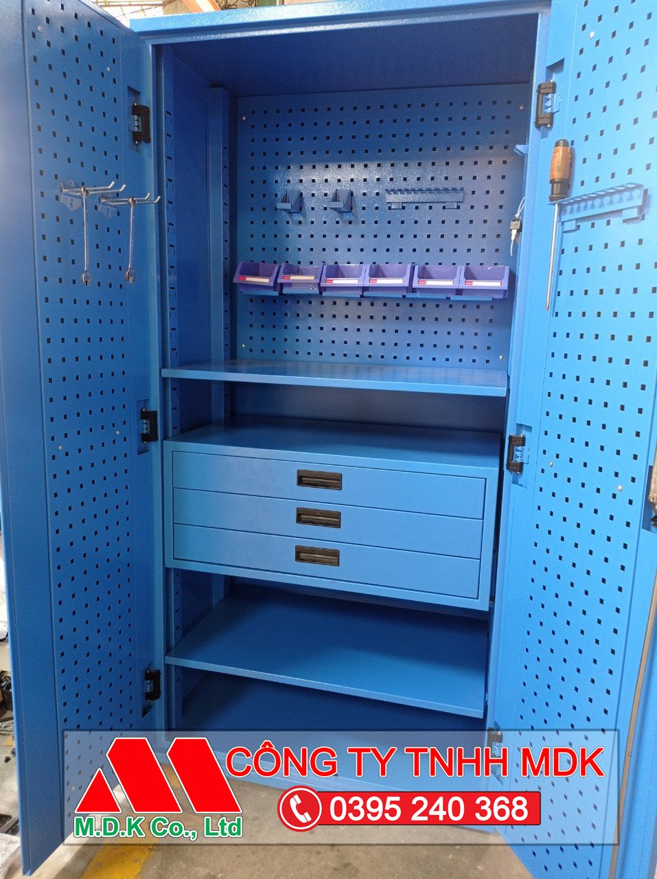 Tủ chứa vật tư thép sơn tĩnh điện -cabinet -MDK