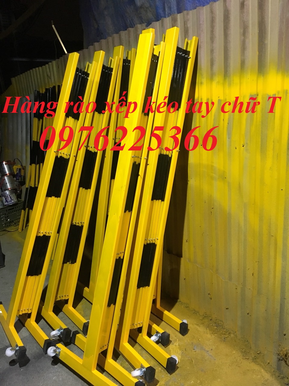 Mẫu hàng rào xếp di động mới nhất giá tốt