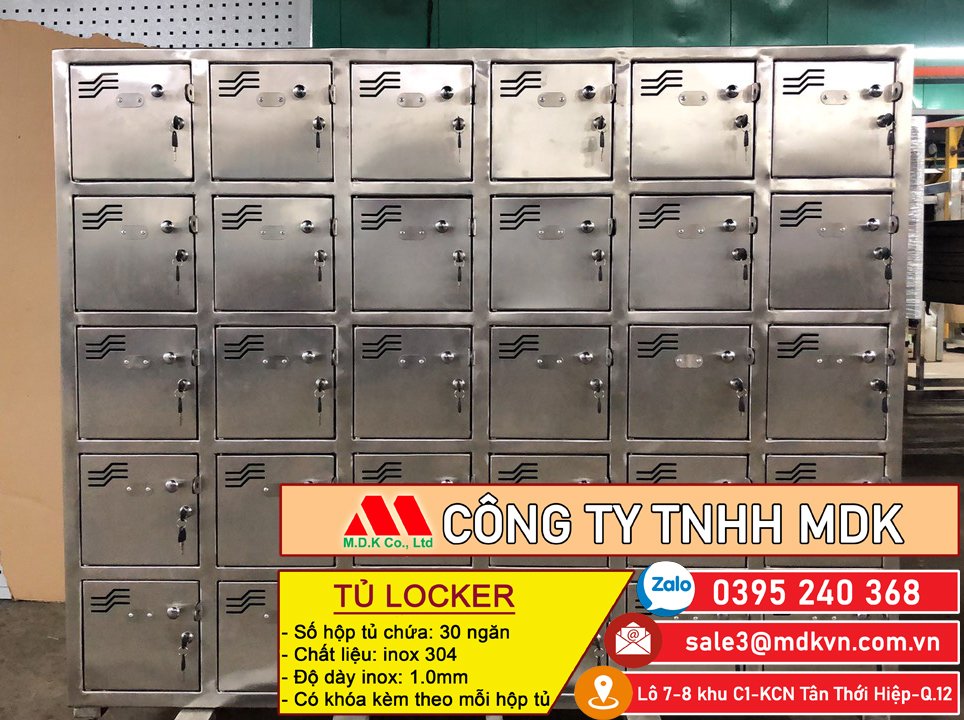 Tủ locker-tủ cá nhân- thép sơn tĩnh điện-mdk