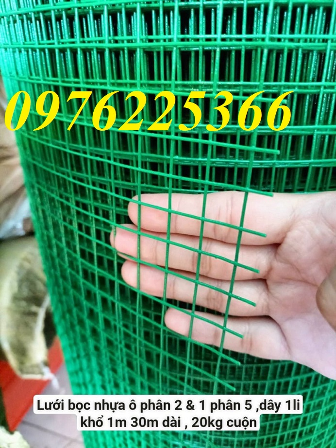 Cung cấp lưới thép hàn bọc nhựa khổ 1,5mx30m giá rẻ