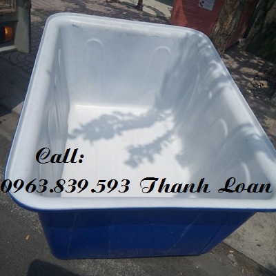 Thùng nuôi cá 750L chữ nhật / 0963 839 593 Ms.Loan