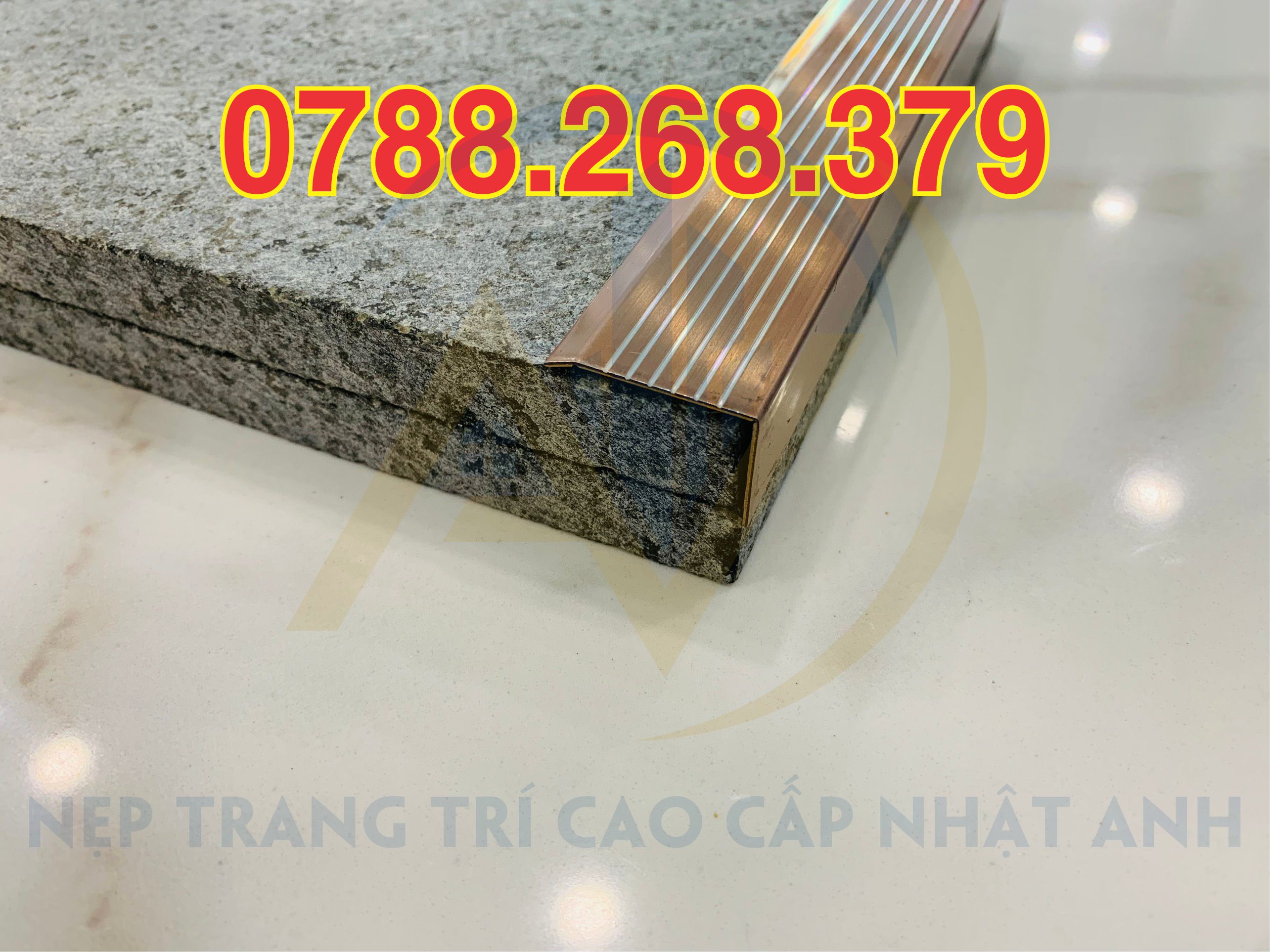 nẹp inox chống trơn, nẹp chống trơn trượt, nẹp chống trơn inox 304