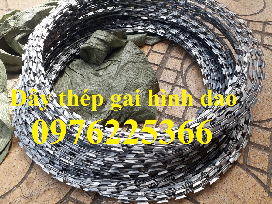 Cung cấp dây kẽm gai hình dao inox 304 tại Hà Nội 