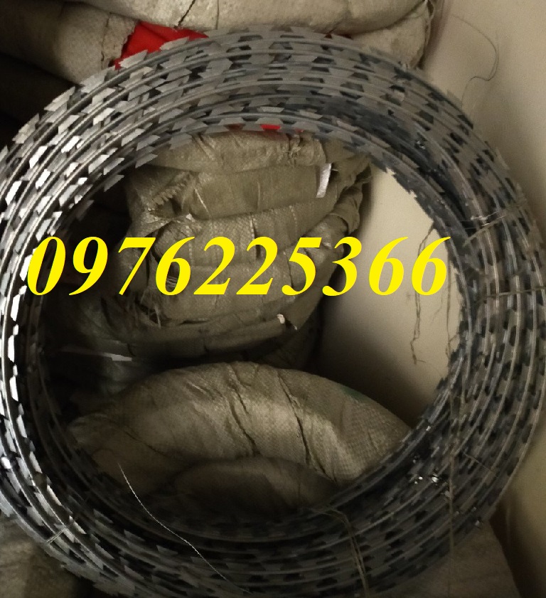Cung cấp dây kẽm gai hình dao inox 304 tại Hà Nội 