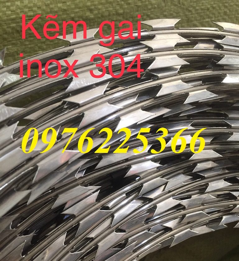 Đại lý bán dây kẽm gai inox 304 tại Hà Nội