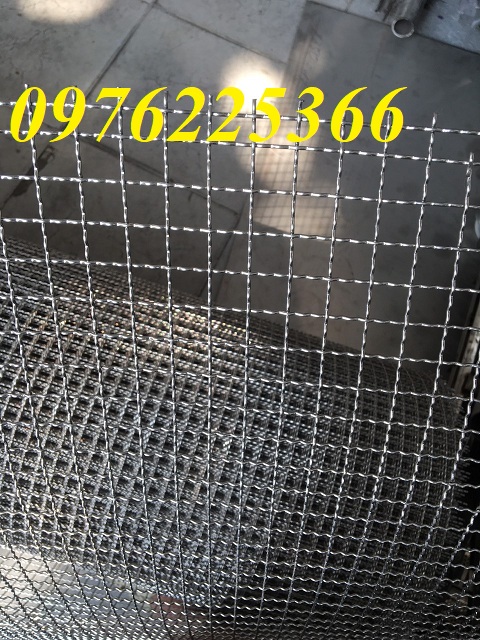 Lưới đan inox 304 ô vuông 5x5,lưới inox đan ô 5x5
