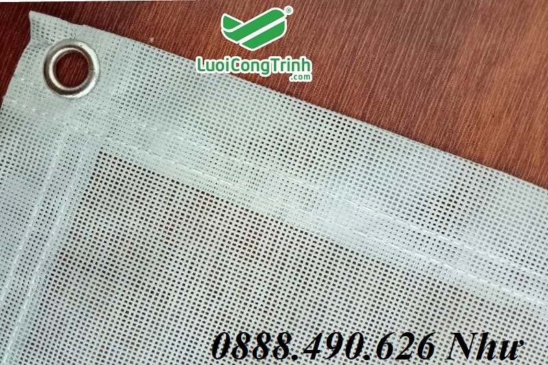 Lưới pvc gia công theo kích thước, in logo thương hiệu công ty