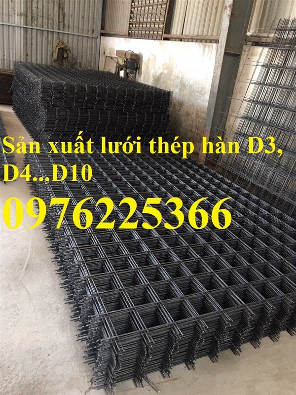 Lưới thép hàn chập đổ bê tông ,lưới thép hàn D4,D5,D6,D8