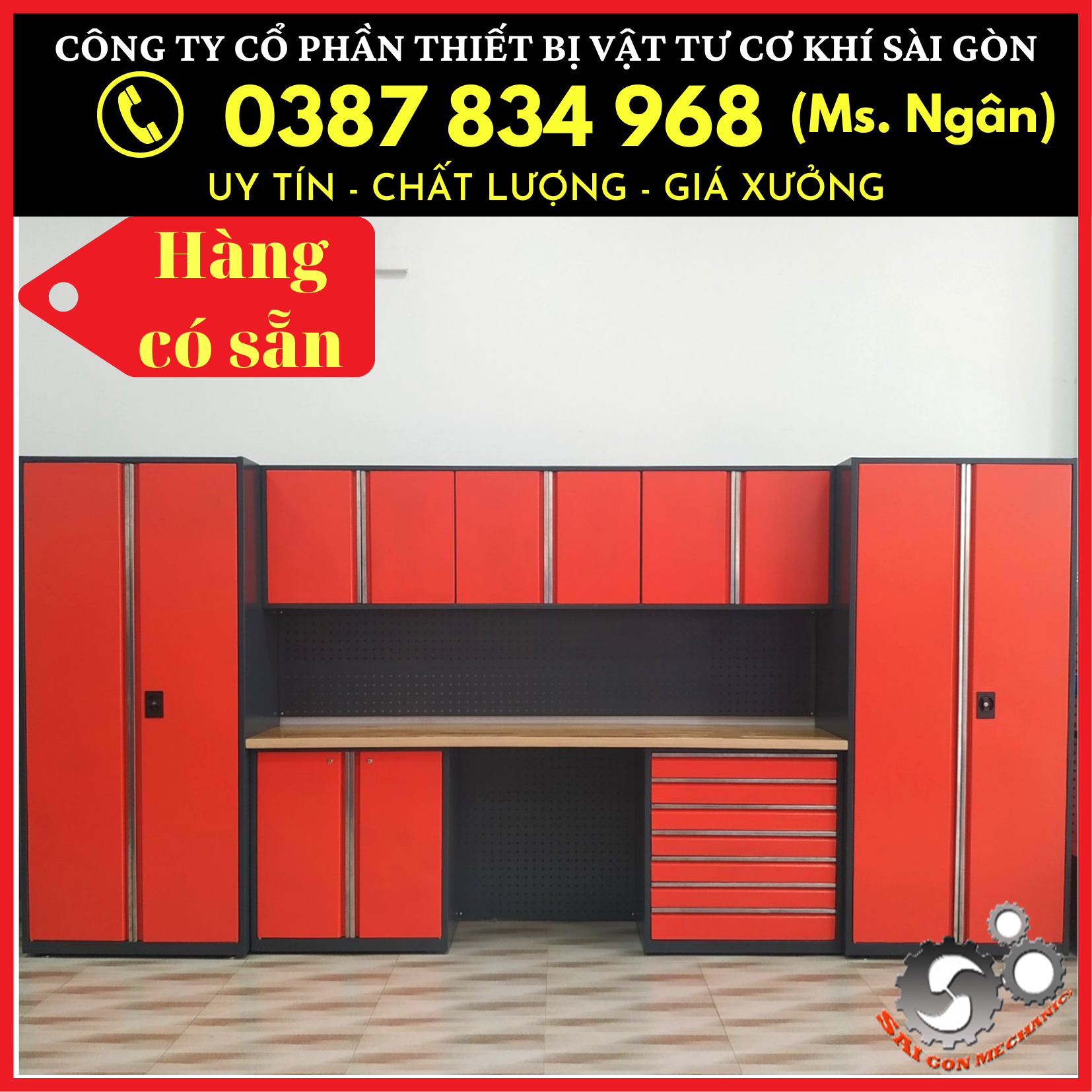 Tủ đồ nghề cho garage giá tại xưởng