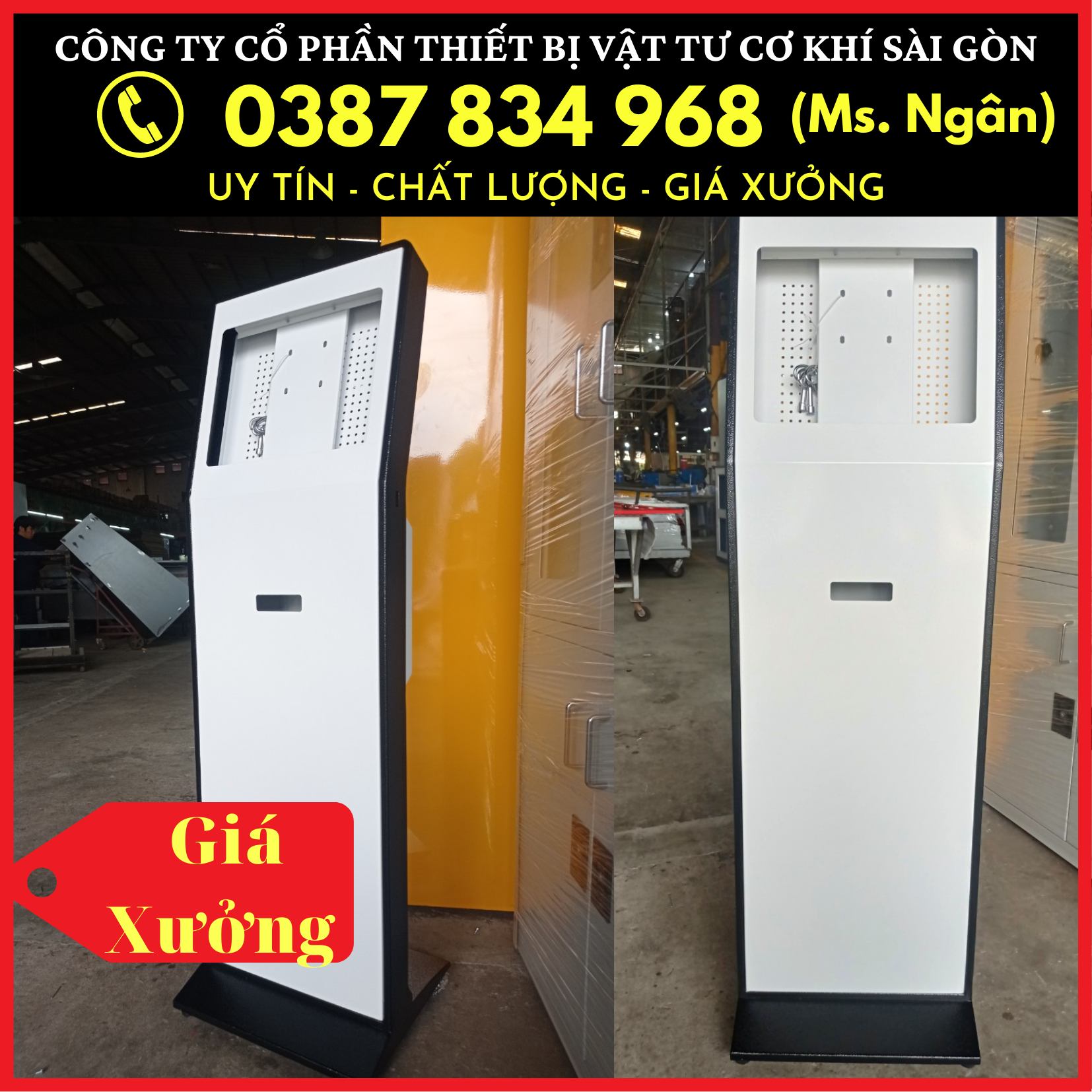 Nhận gia công vỏ kiosk theo yêu cầu giá tốt tại xưởng