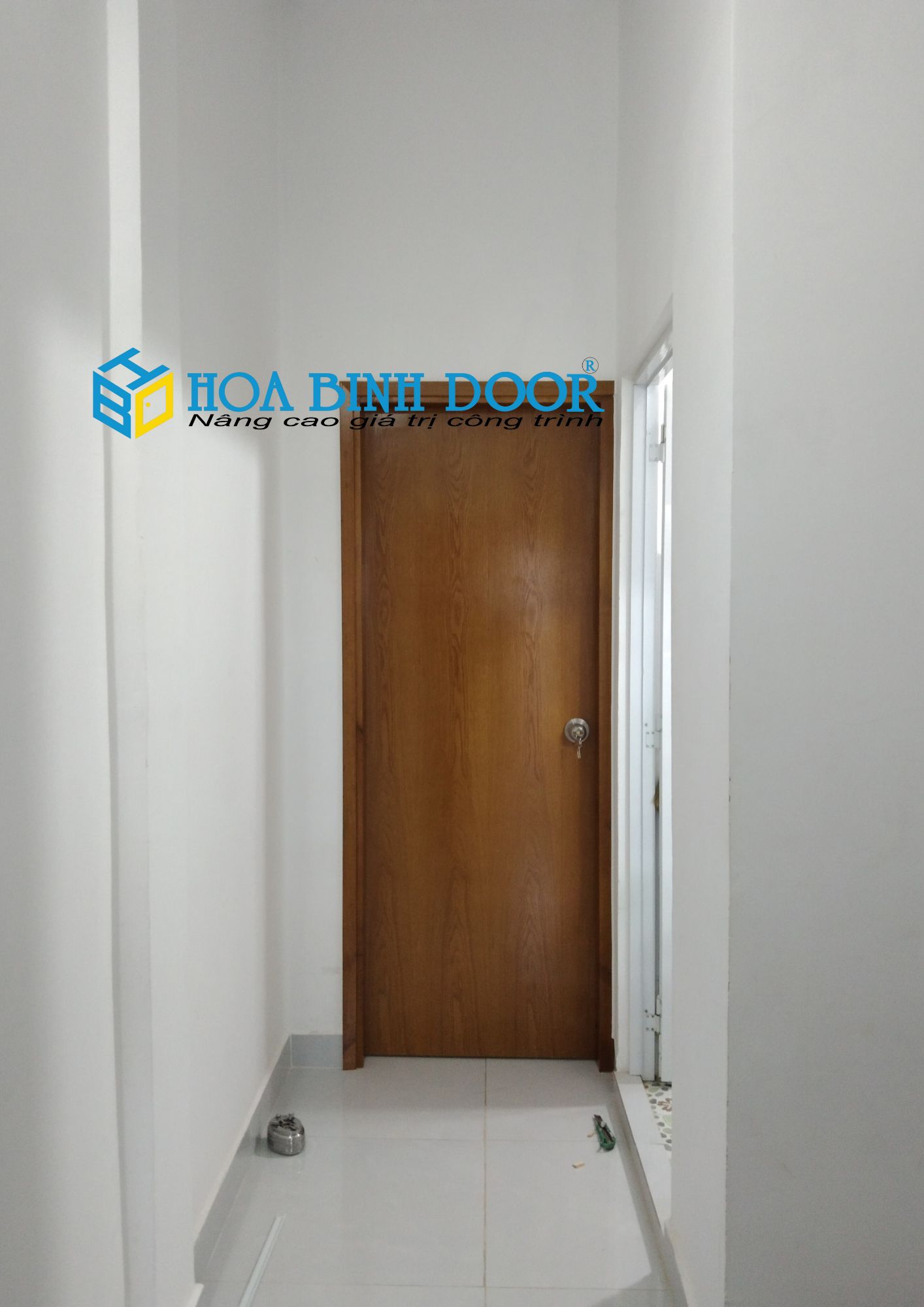 Cửa phòng ngủ MDF Veneer giá rẻ tại Biên Hòa